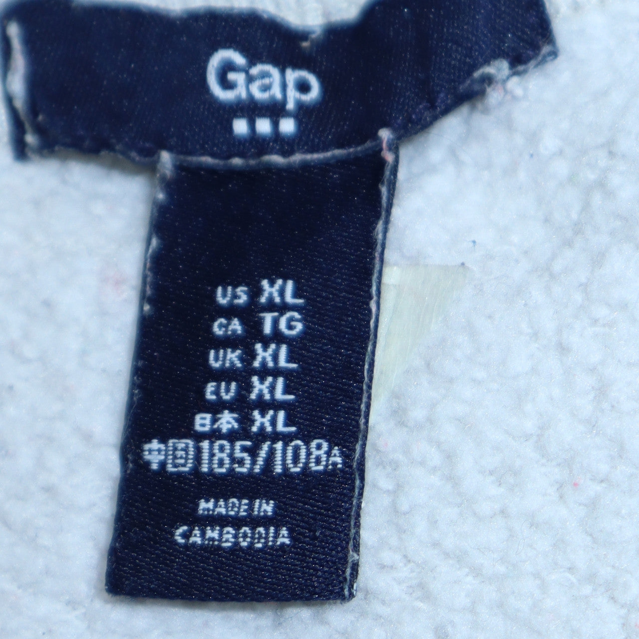 GAP Men's Grey XL Classic Logo Pullover Sweatshirt