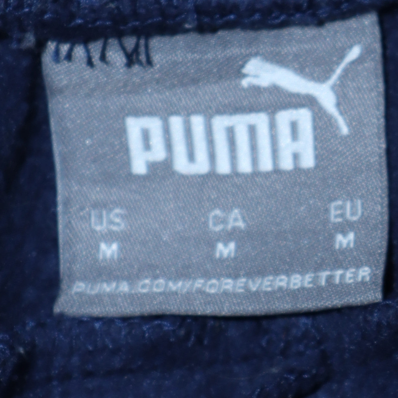 Puma Men's Blue Fleece Jogger Sweatpants Size M Regular Fit