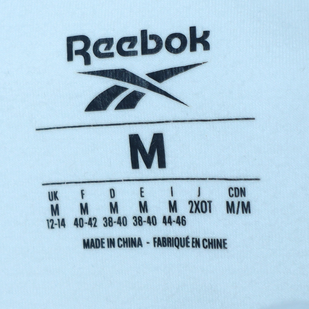 Reebok Womens White 1/4 Zip Fleece Sweatshirt M