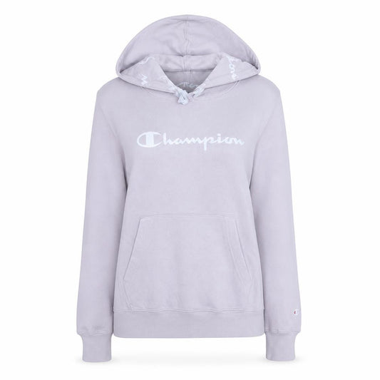 Champion Womens Pink Pullover Hoodie Medium Cotton Blend Casual