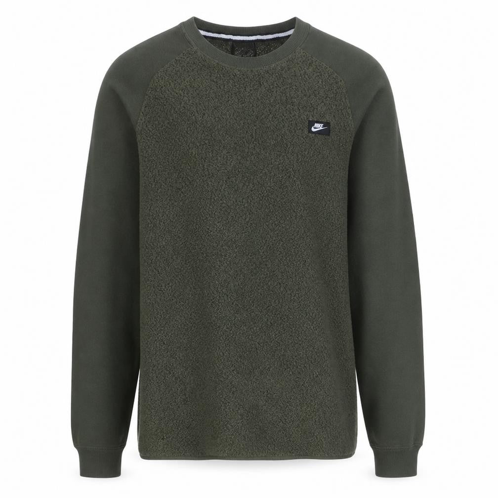 Nike Men's Green Small Pullover Crew Neck Sweatshirt