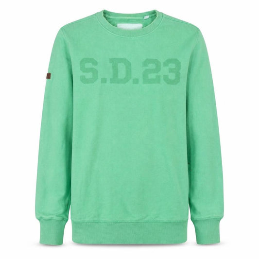 Superdry Men's Green Crew Neck Sweatshirt M Graphic SD23