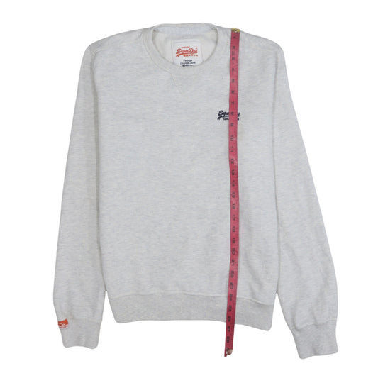 Superdry Men's Grey L Vintage Orange Label Crew Neck Sweatshirt