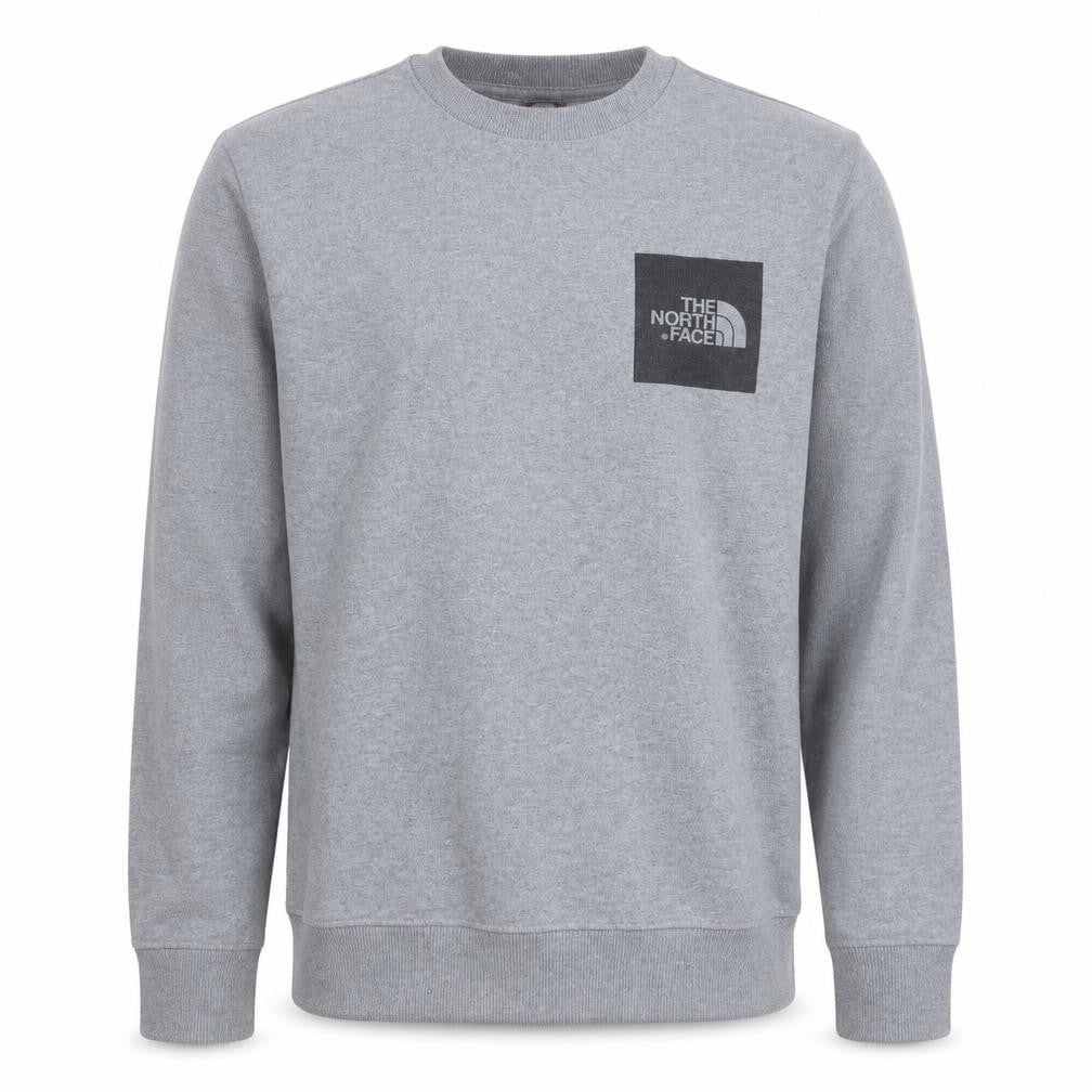 The North Face Men's Grey Crew Neck Pullover Sweatshirt M