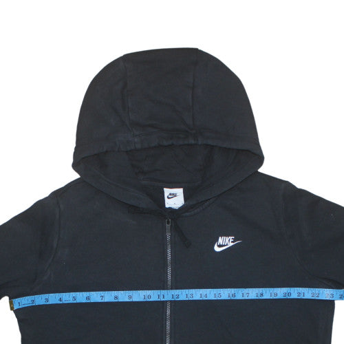 Nike Men's Black Full Zip Hoodie Size M Regular Fit Fleece