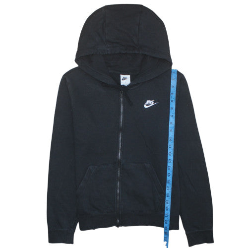 Nike Men's Black Full Zip Hoodie Size M Regular Fit Fleece