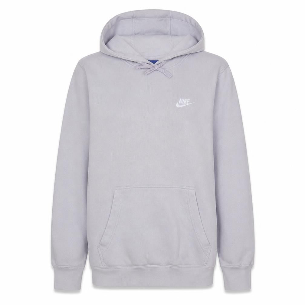 Nike Women's Grey Pullover Hoodie Medium Cotton Blend Sweatshirt