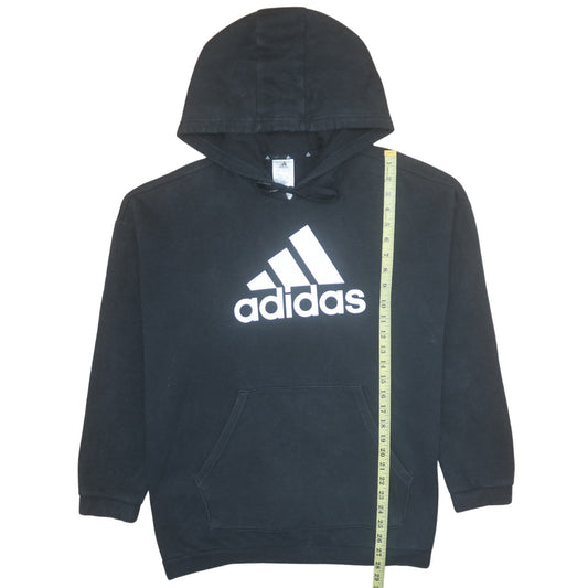 Adidas Men's Black Pullover Hoodie Size M Logo Sportswear
