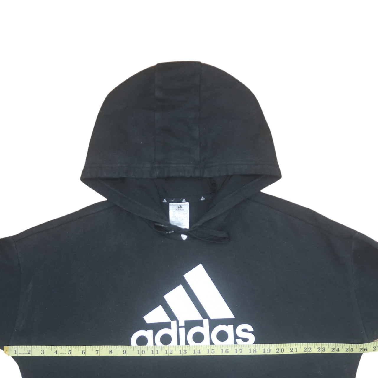 Adidas Men's Black Pullover Hoodie Size M Logo Sportswear