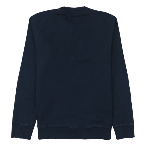 Timberland Men's Blue Logo Crew Neck Sweatshirt Size S Regular Fit