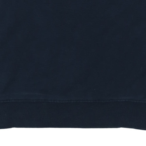 Timberland Men's Blue Logo Crew Neck Sweatshirt Size S Regular Fit