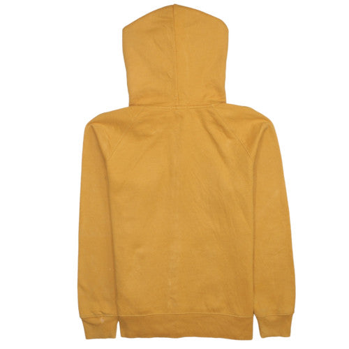 GAP Women Mustard Yellow Full Zip Hoodie XL Cotton Blend Casual