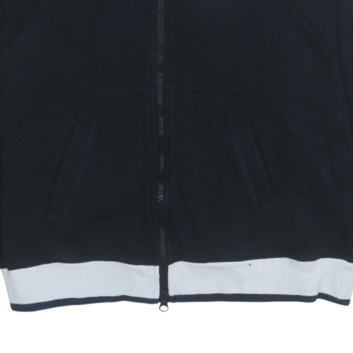Nike Womens Black Full Zip Hoodie Medium Sportswear Logo Sweatshirt