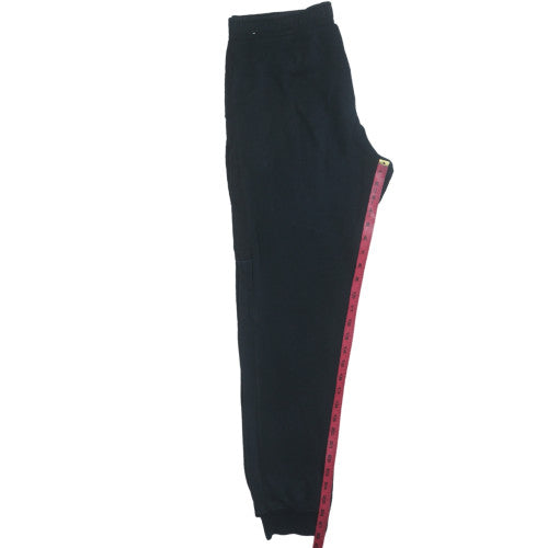 Nike Men's Black Joggers M Regular Fit Fleece Tapered Sweatpants