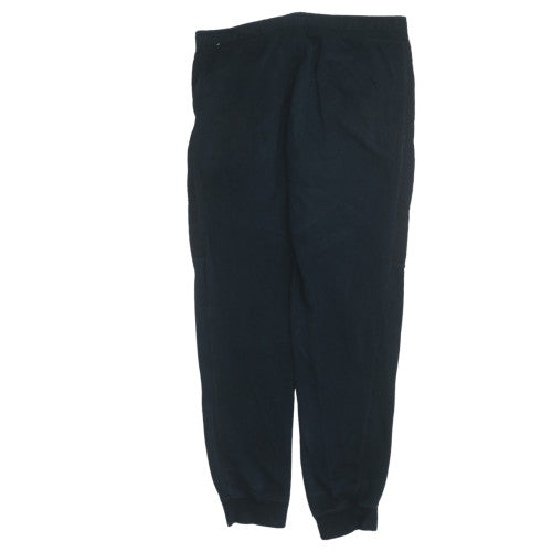 Nike Men's Black Joggers M Regular Fit Fleece Tapered Sweatpants