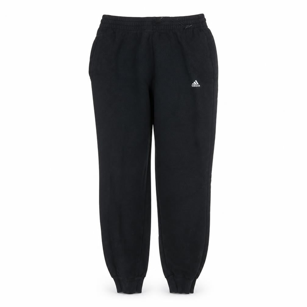 adidas Womens Black M Tapered Fleece Sweatpants