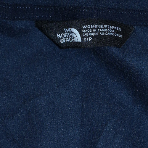 The North Face Womens Navy 1/4 Zip Fleece Pullover Sweatshirt Size S