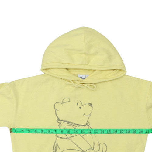 Disney Primark Women Yellow 2XS Pullover Hoodie Winnie the Pooh