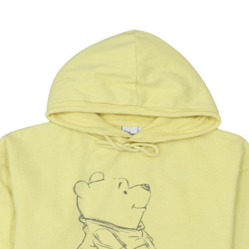 Disney Primark Women Yellow 2XS Pullover Hoodie Winnie the Pooh
