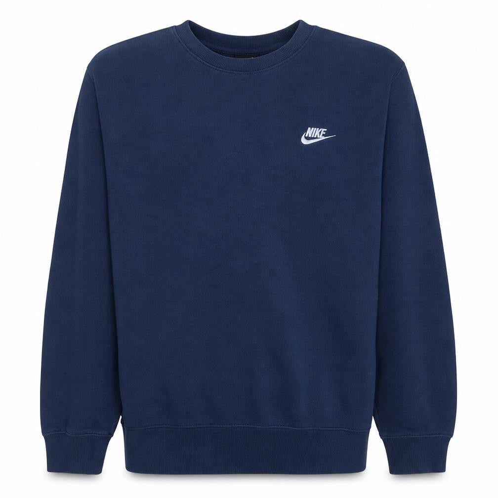 Nike Men's Blue Crew Neck Pullover Sweatshirt M Regular Fit