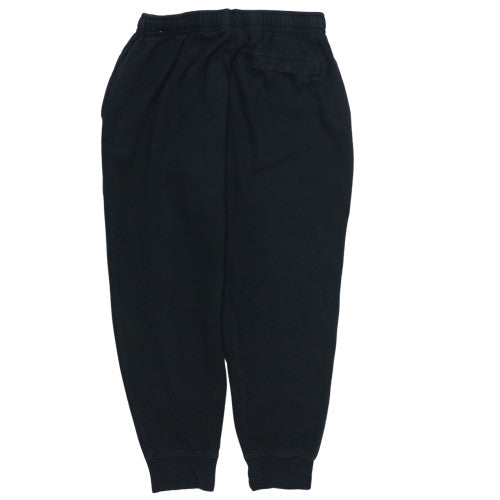 Nike Men's Black Fleece Sweatpants L Elastic Waist Tapered Joggers