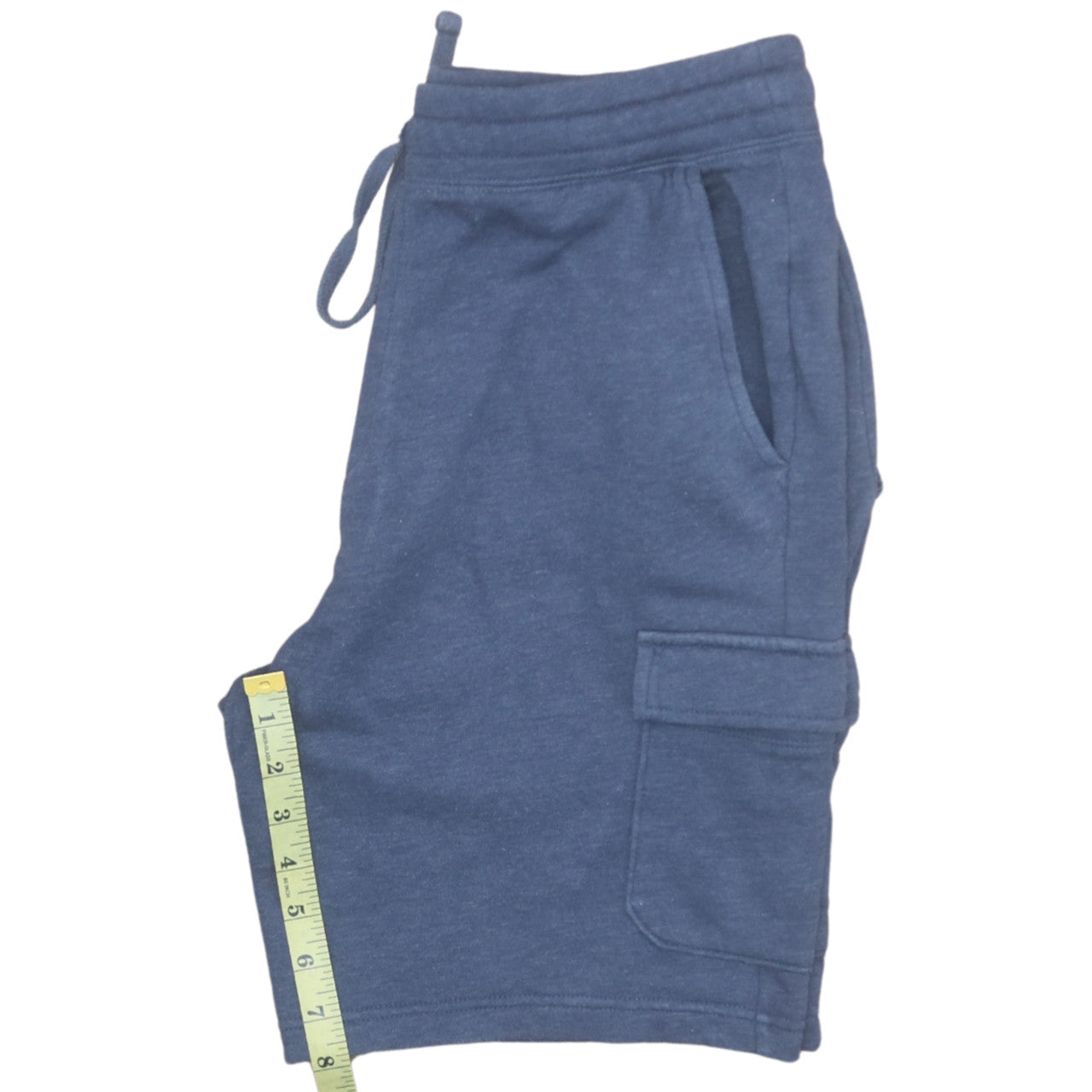 GAP Men Blue M Cargo Jersey Shorts Elastic Waist Casual Summer
