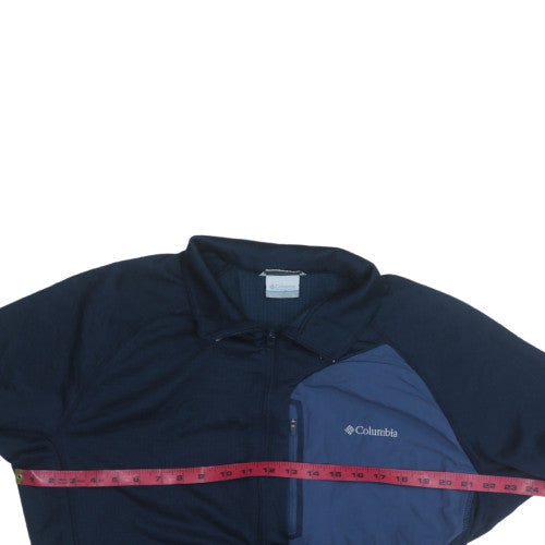 Columbia Men’s Blue XL Fleece 1/4 Zip Outdoor Sweatshirt