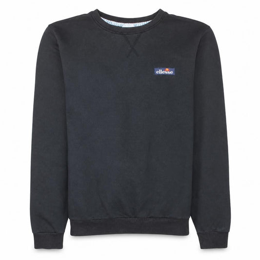 Ellesse Men's Black XL Pullover Sweatshirt Crew Neck Fleece