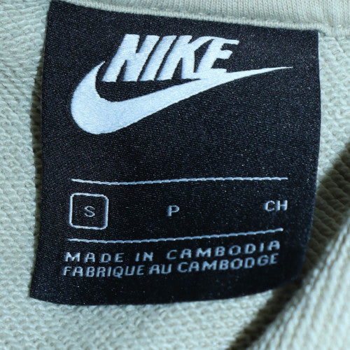 Nike Womens Beige Colourblock Pullover Hoodie Size S