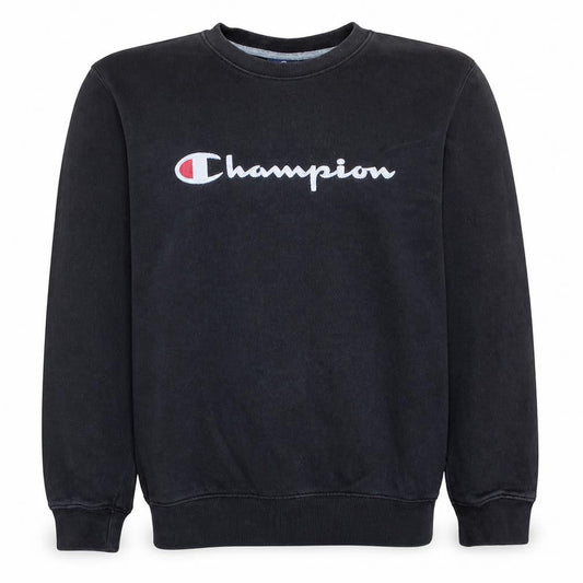 Champion Men's Black Medium Pullover Crew Neck Sweatshirt