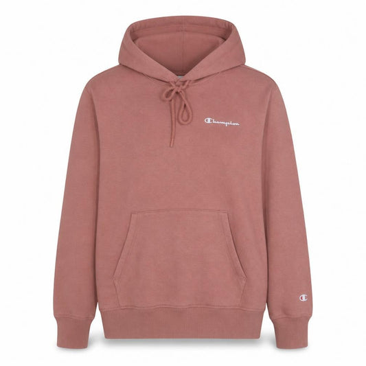Champion Women’s Pink Pullover Hoodie Small Cotton Blend Logo Sweatshirt