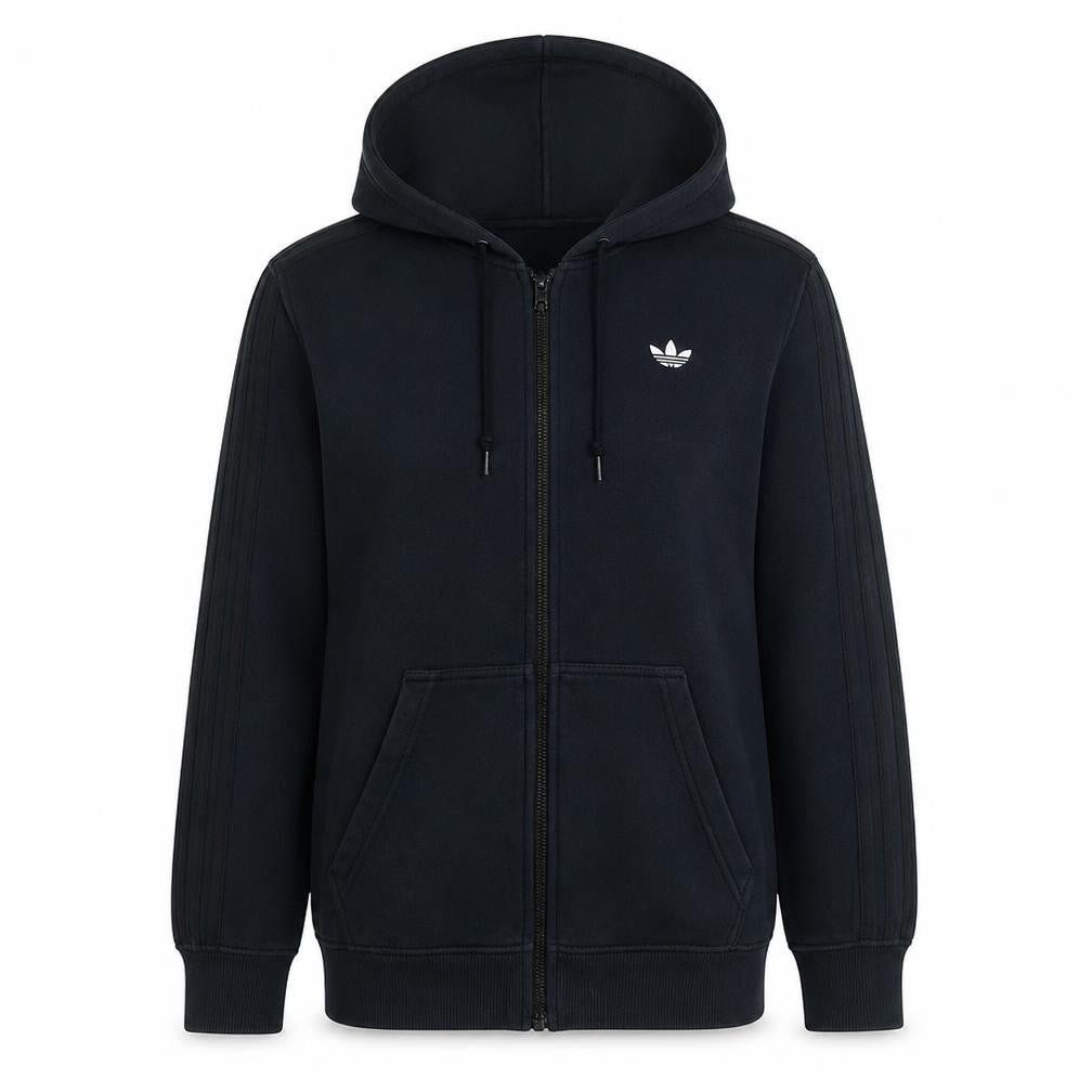 adidas Mens Black Full Zip Hoodie Size M Regular Fit Sports Style