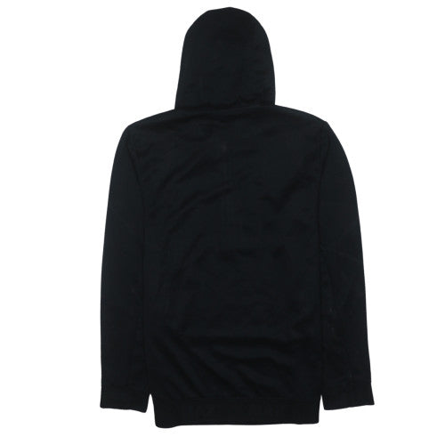 Nike Mens Black Half Zip Hoodie S Regular Fit Sports Pullover