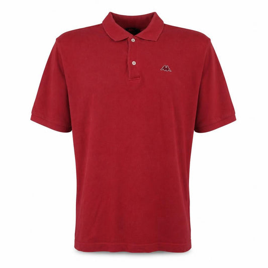 Kappa Men's Red Cotton Polo Shirt Size L Classic Fit