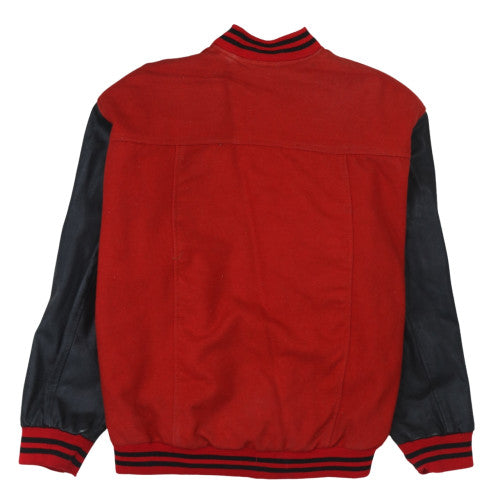Petrol Mens Red Black Varsity Jacket M Wool Leather Retro College Style