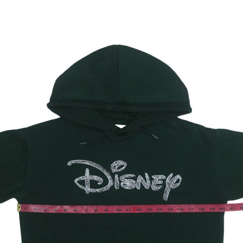 Disney Womens Black XS Pullover Hoodie with Logo Print