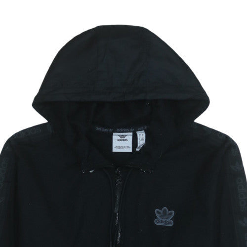 Adidas Men's Black Full Zip Hoodie M Regular Fit Sportswear