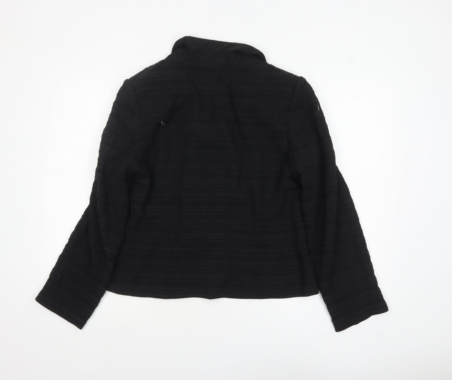 Alex & Co. Women's Black Shawl Collar Blazer Size 12 Lined Classic