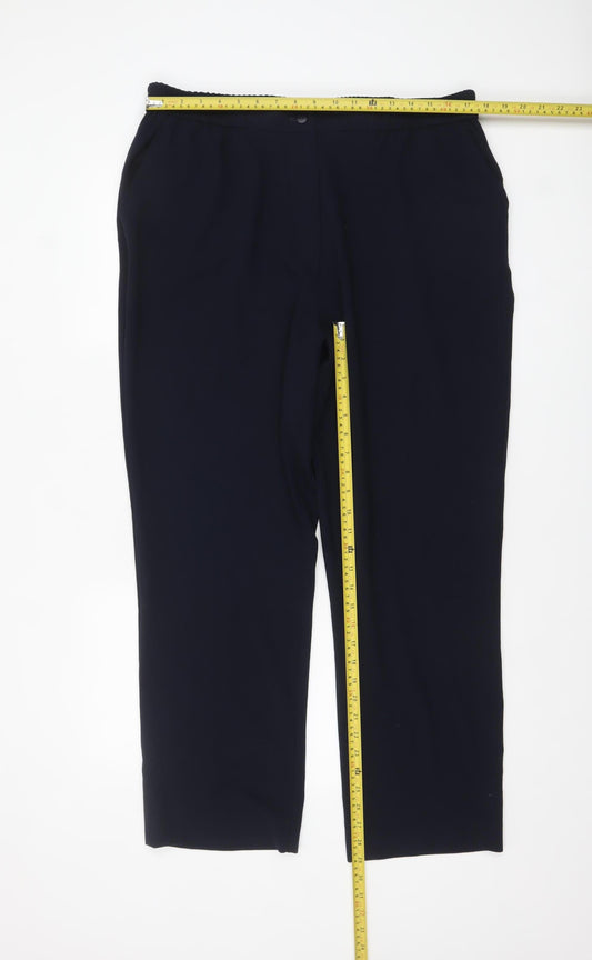 Cotswold Collections Women's Black Size 20 Straight Leg Trousers