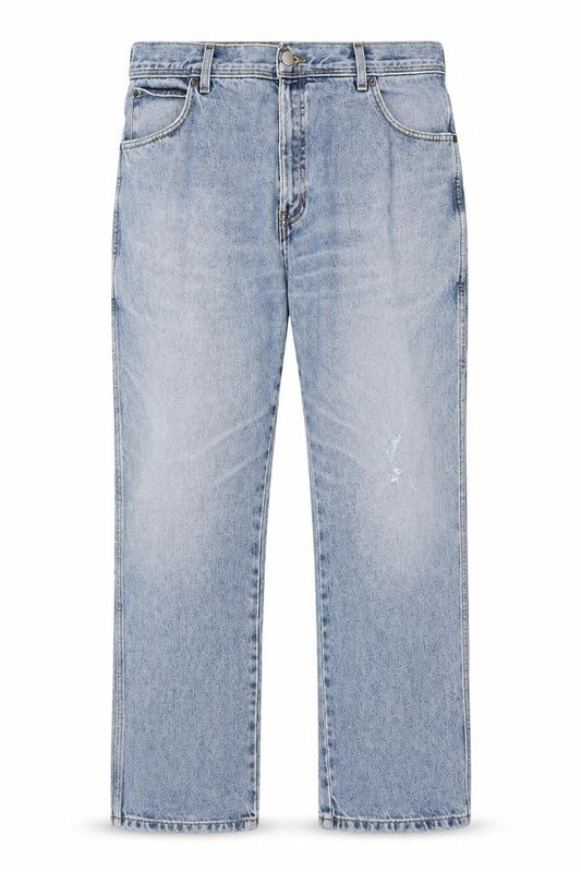 Wrangler Men's Blue Regular Fit Straight Leg Denim Jeans W38 L30