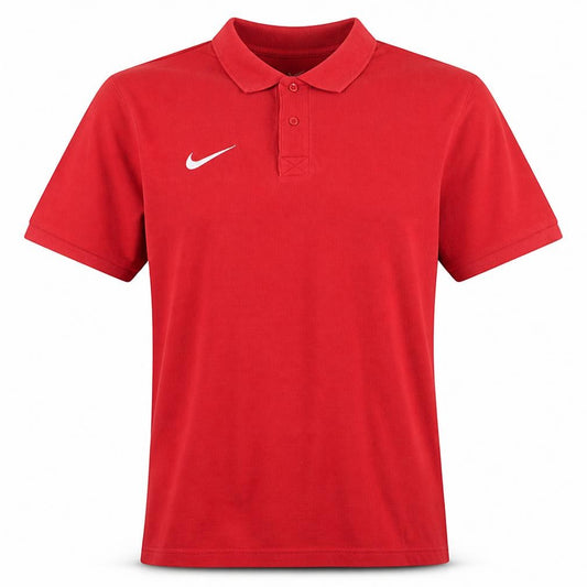 Nike Men's Red XL Polo Shirt Cotton Short Sleeve Sports Top