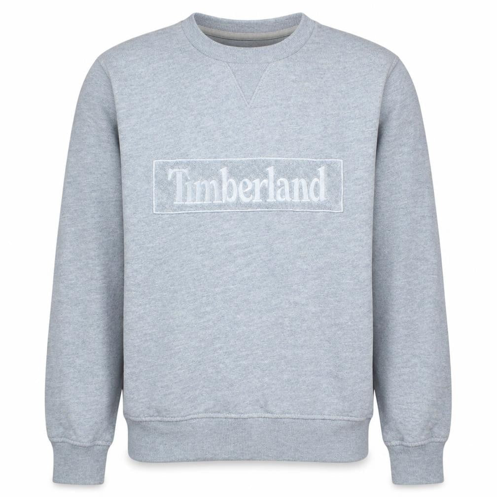 Timberland Men's Grey Slim Fit Crew Neck Sweatshirt S