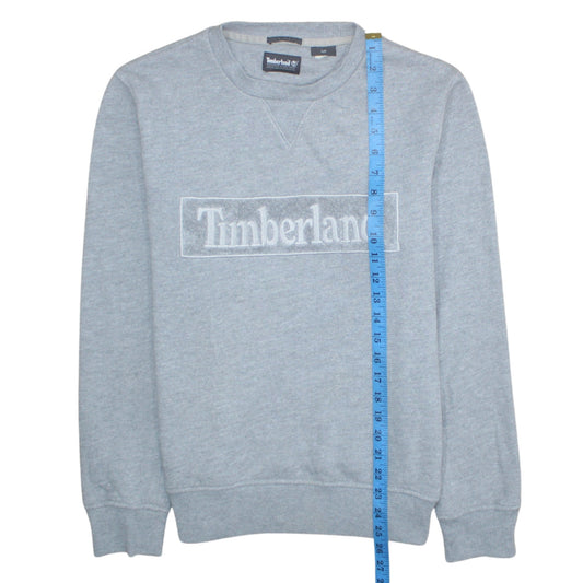 Timberland Men's Grey Slim Fit Crew Neck Sweatshirt S