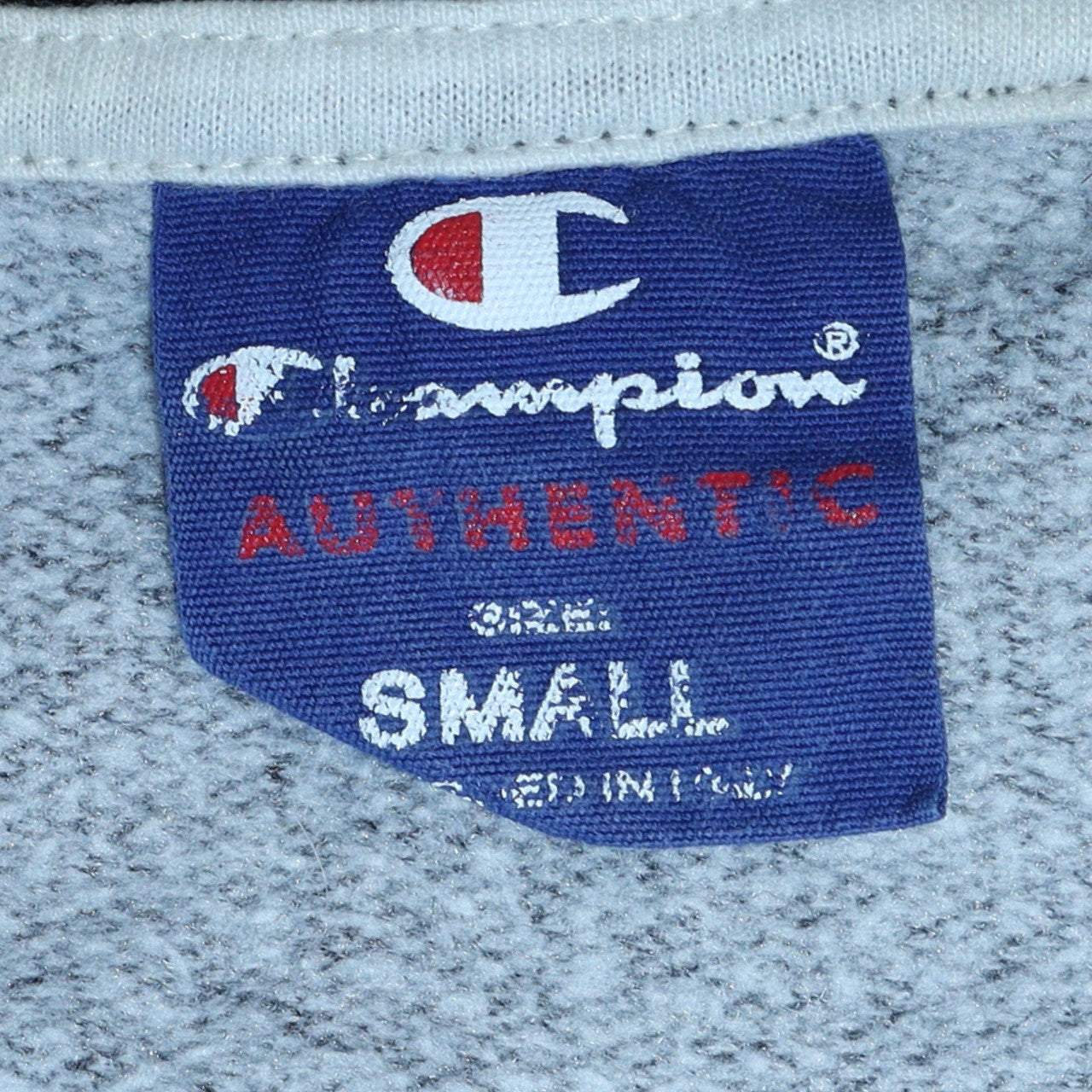 Champion Men's Grey Small Pullover Hoodie Fleece Sweatshirt