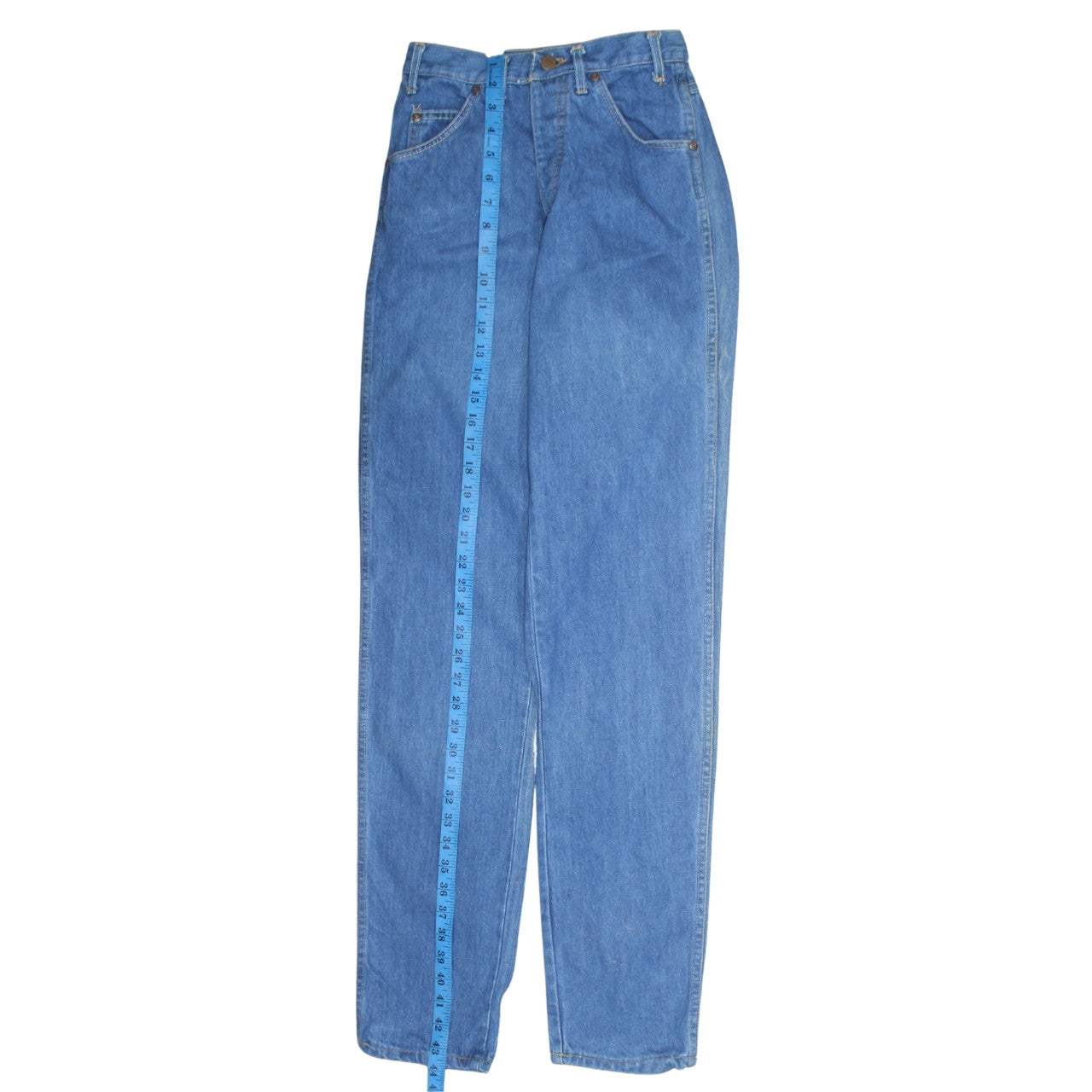 Wrangler Mens Blue Regular Fit Straight Denim Jeans