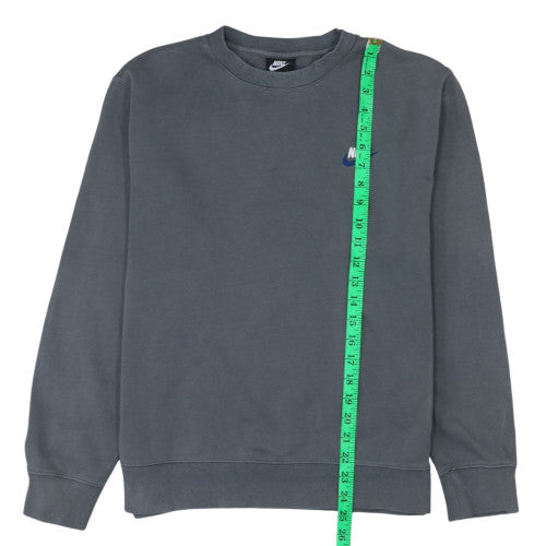 Nike Men's Grey Pullover Crew Neck Sweatshirt Size M