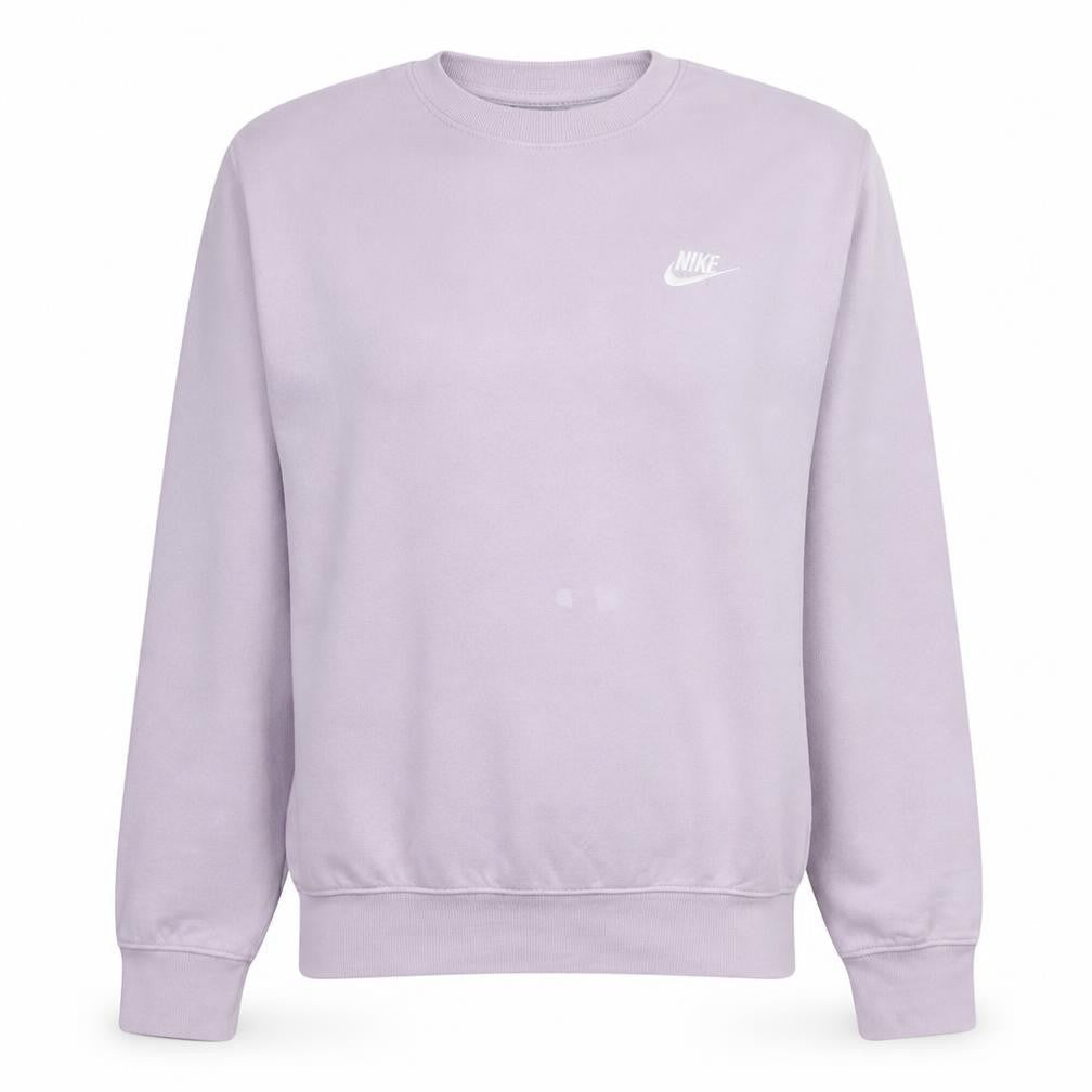 Nike Women's Lilac Cotton Blend Crew Neck Sweatshirt Size S