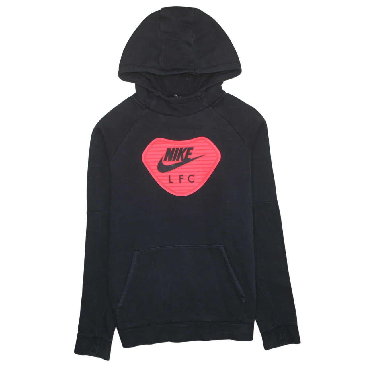 Nike LFC Black XL Teens Pullover Hoodie with Red Logo