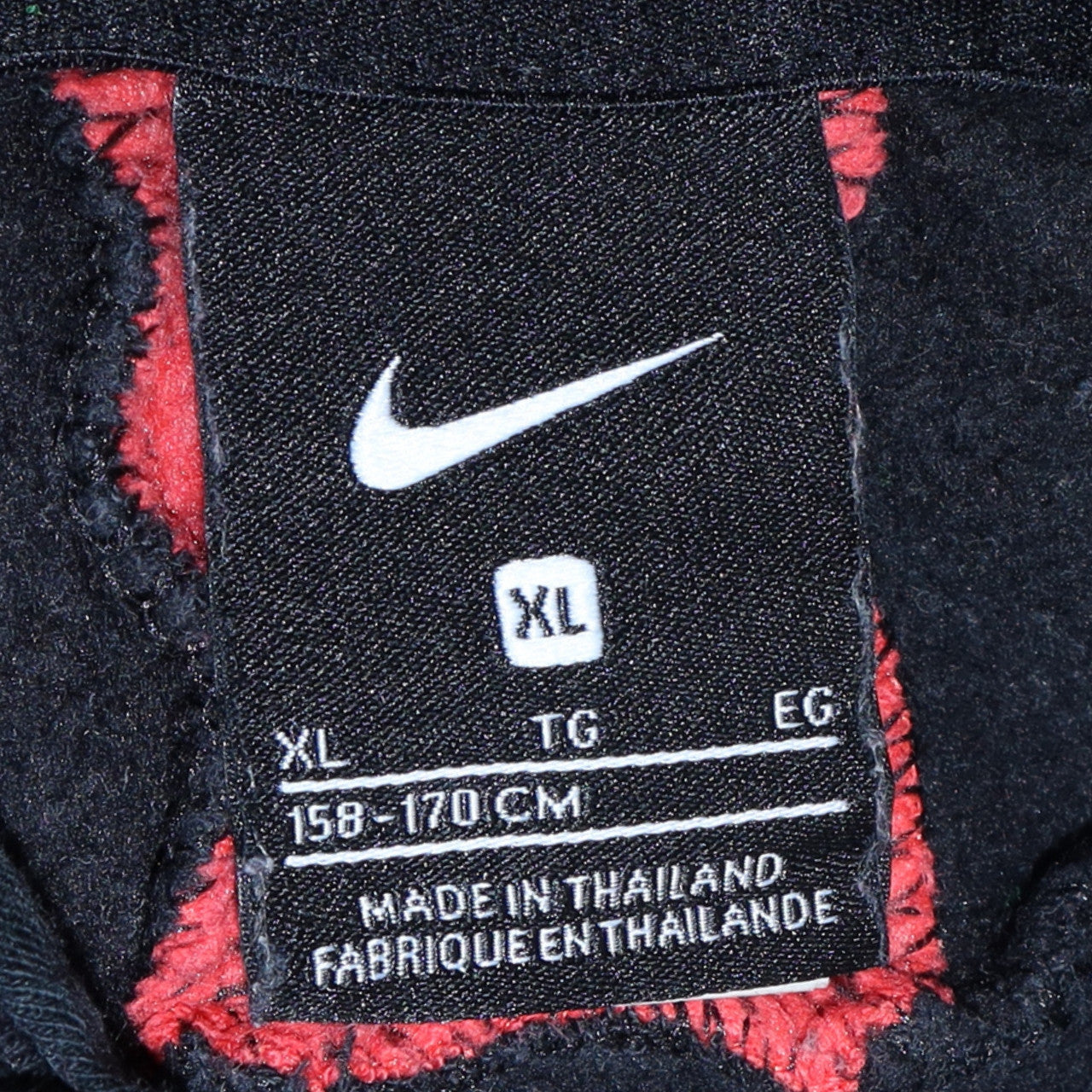 Nike LFC Black XL Teens Pullover Hoodie with Red Logo