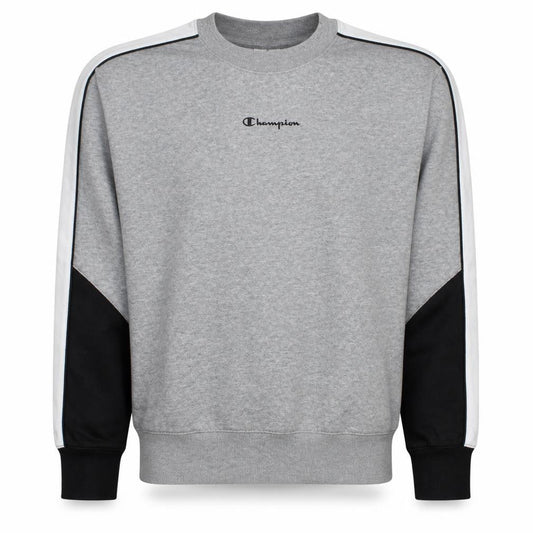 Champion Men's Grey Crew Neck Pullover Sweatshirt Size M
